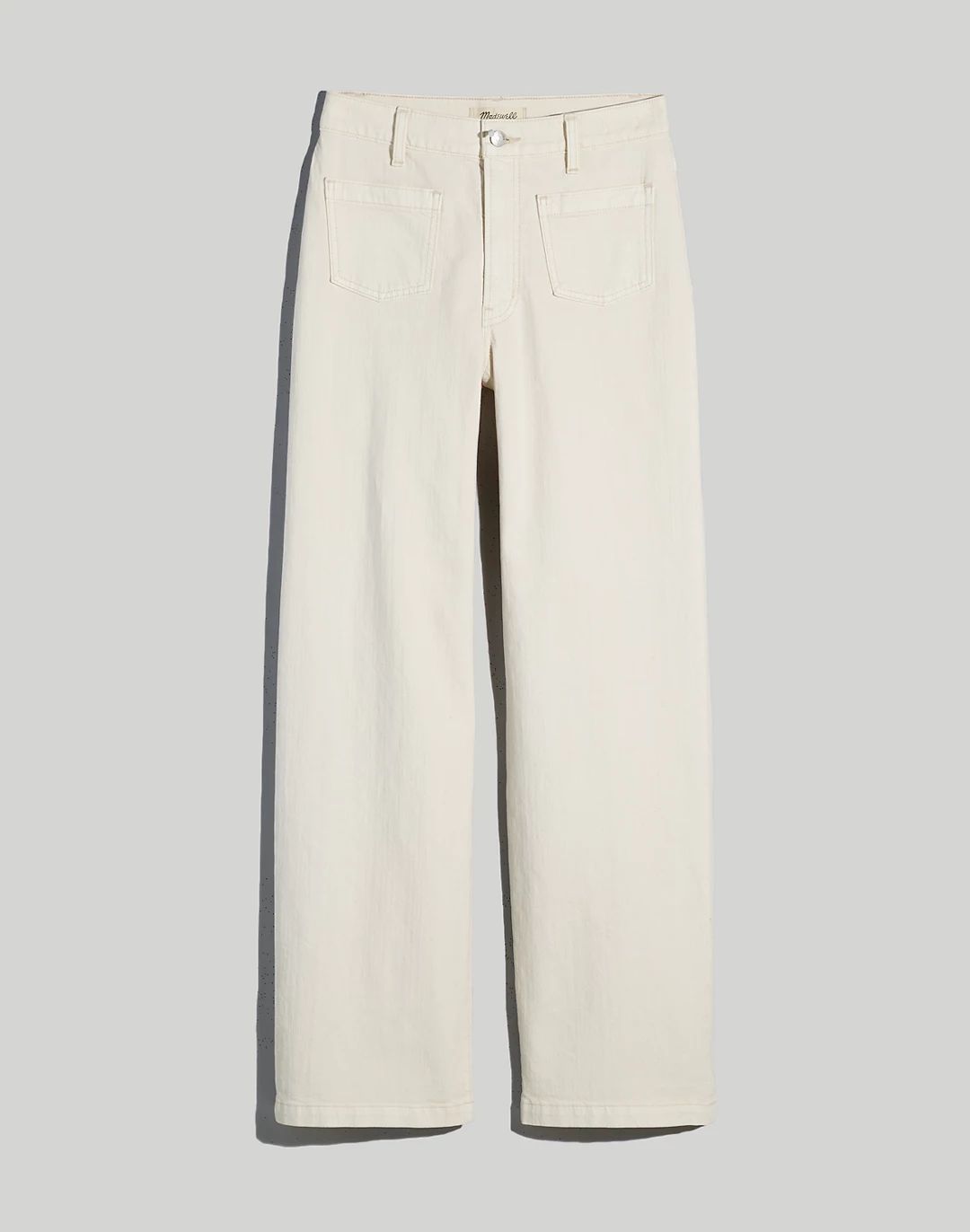 The Perfect Vintage Wide-Leg Jeans in Vintage Canvas: Patch-Pocket Edition | Madewell