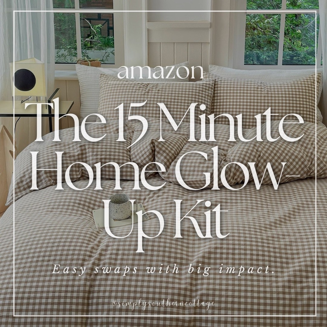 The 15 Minute Glow-Up Kit. Easy swaps with big impact from Amazon! 


Amazon, Amazon finds, Amazon home finds, home essentials, home decor, neutral home decor, cozy home decor, bedroom decor, living room decor, full length mirror, comforter set, throw pillows 




#LTKOver40 #LTKHoliday #LTKHome