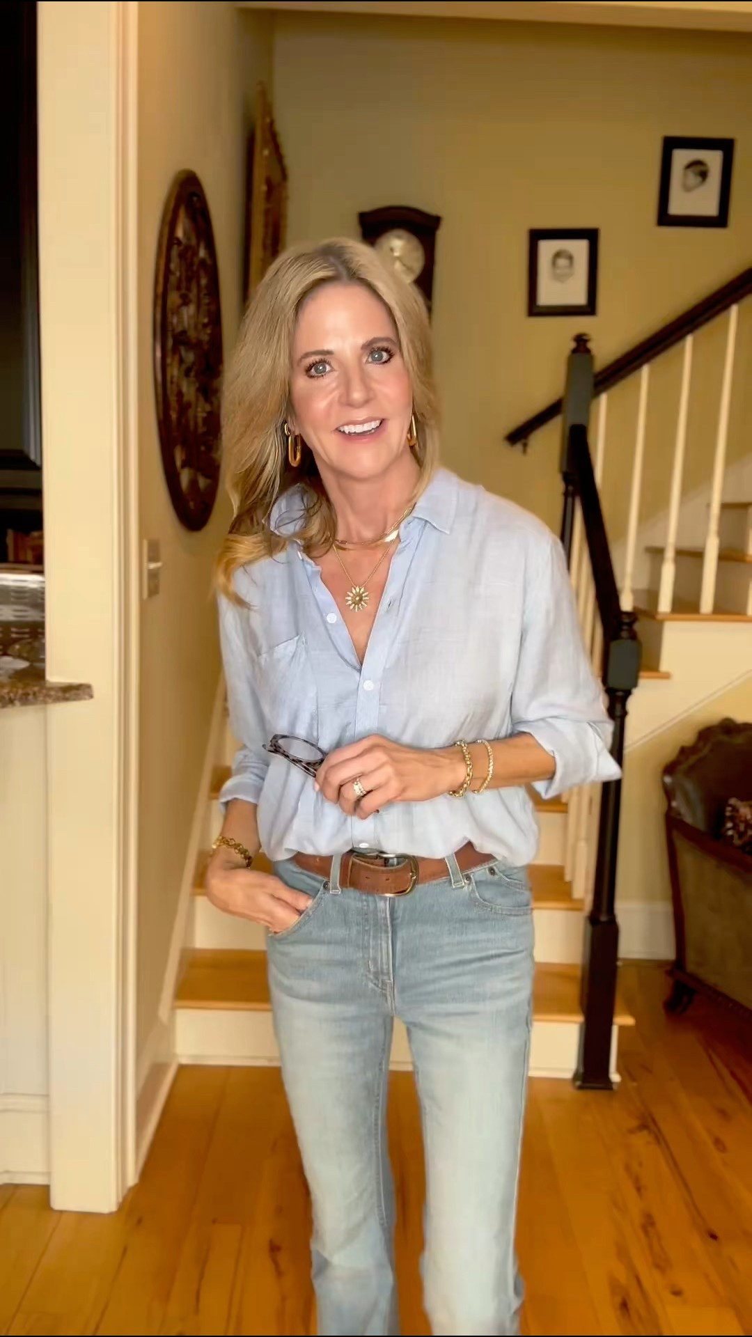 Do not miss out on these fabulous jeans from Levi’s!  They are a high rise flare with good stretch, a raw hem, and cute back pockets. I’m in the size 25 and 32” inseam. 

And what's better than a (vegan) leather jacket in a Spring color, on sale for $76?? I always get compliments when I wear this, and I love how it adds an edge to a Spring outfit. I'm in the Small. 

#LTKSaleAlert #LTKOver40 #LTKFindsUnder50