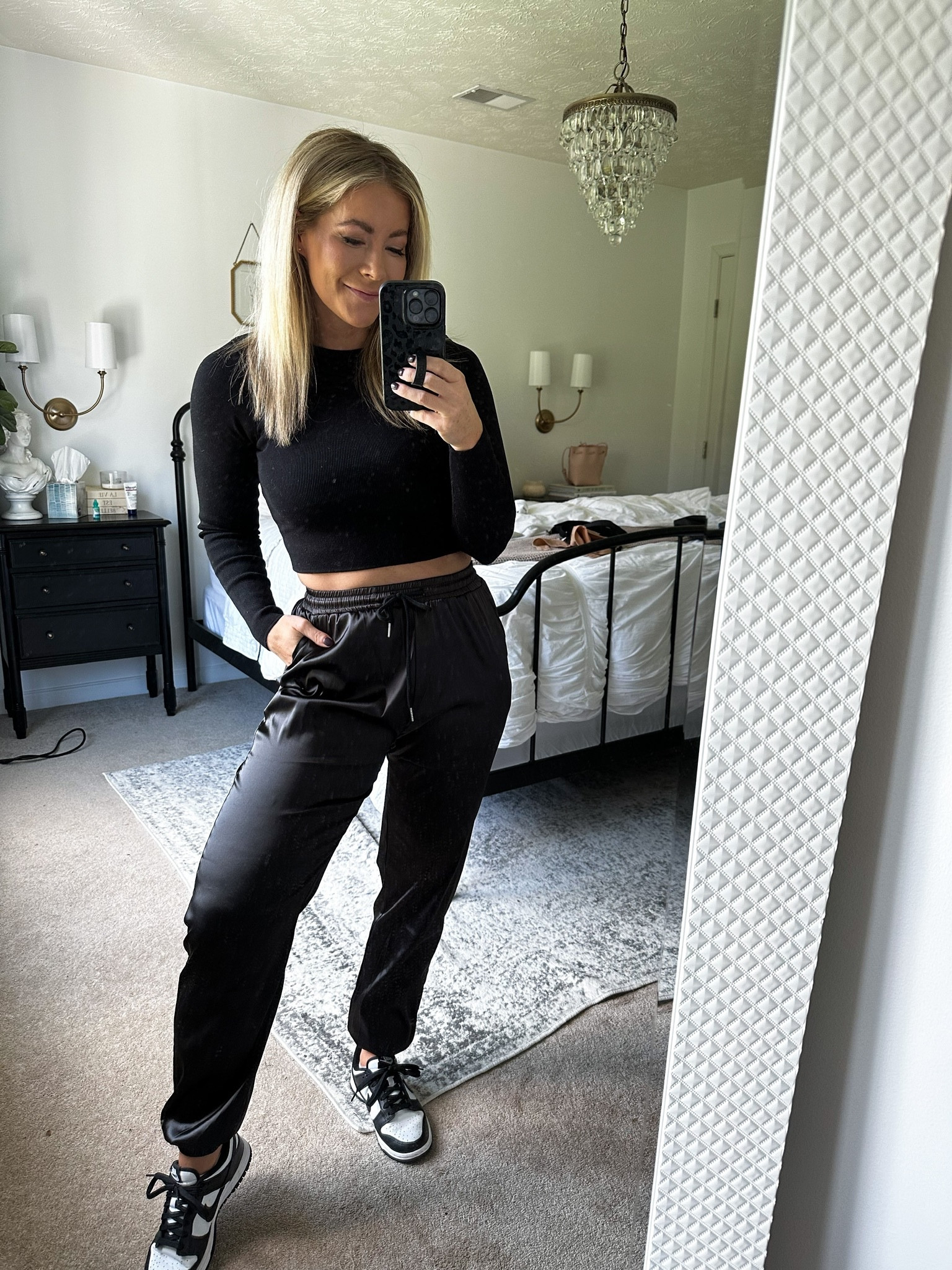 joggers, silk jogger, black long sleeve, silky jogger, long sleeve jogger, lounge wear, lounge

#LTKtravel #LTKfit #LTKstyletip