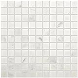 Dal-Tile M19011MSTS1P First Snow Elegance Tumbled Marble Tile 12" x 18 | Amazon (US)