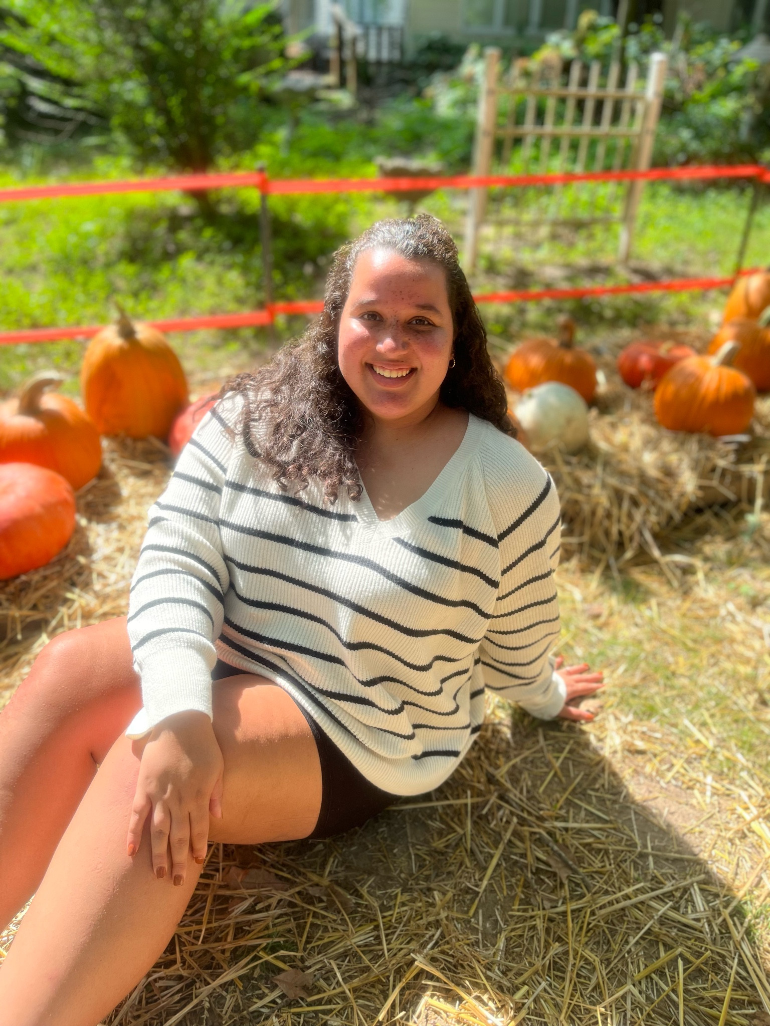 my pumpkin patch outfit is currently on sale!! top from target, spandex from asos! 🖤🤍

#LTKstyletip #LTKsalealert