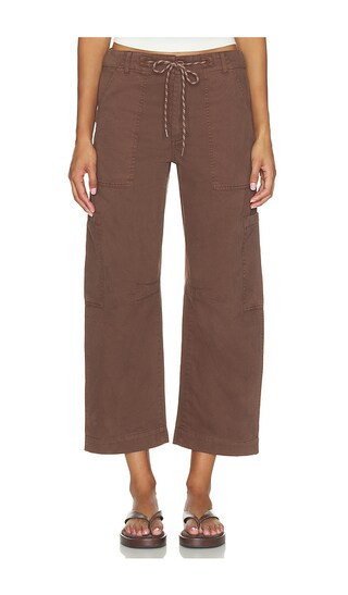 PISTOLA Sabrina Curved Utility Pant in Brown. - size 24 | Revolve Clothing (Global)