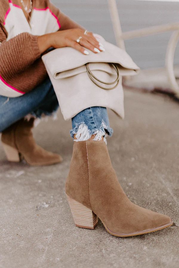 The Gentry Faux Suede Boot | Impressions Online Boutique