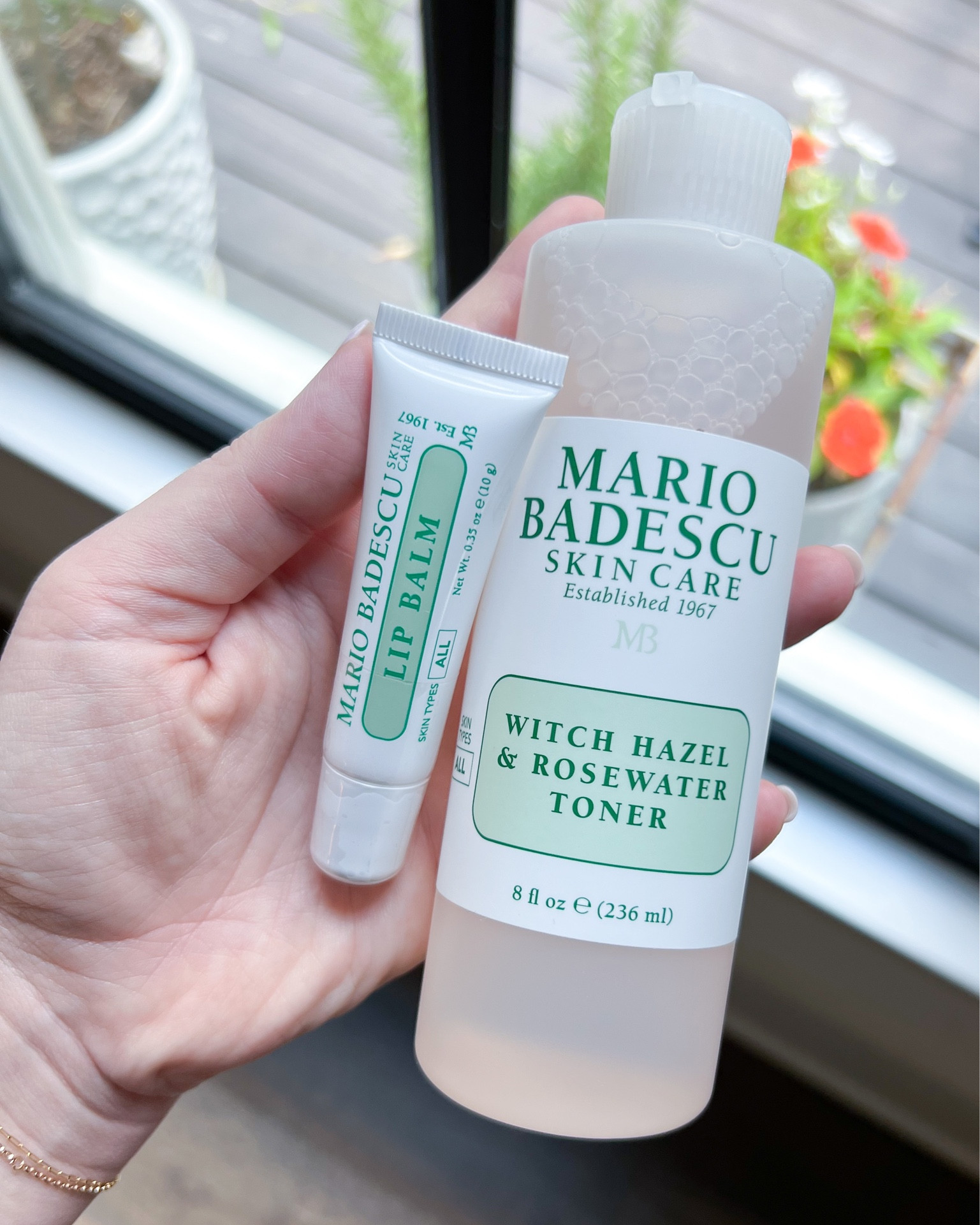 Mario Badescu toner and lip balm - repurchased for probably the 10th time because they are both so good (and wallet friendly)! I use the toner on a cotton pad after washing my face morning and night. The lip balm I use throughout the day but always put on before I start my makeup to moisturize my lips and keep unwanted makeup off of my lips!

#LTKbeauty #LTKFind #LTKunder50