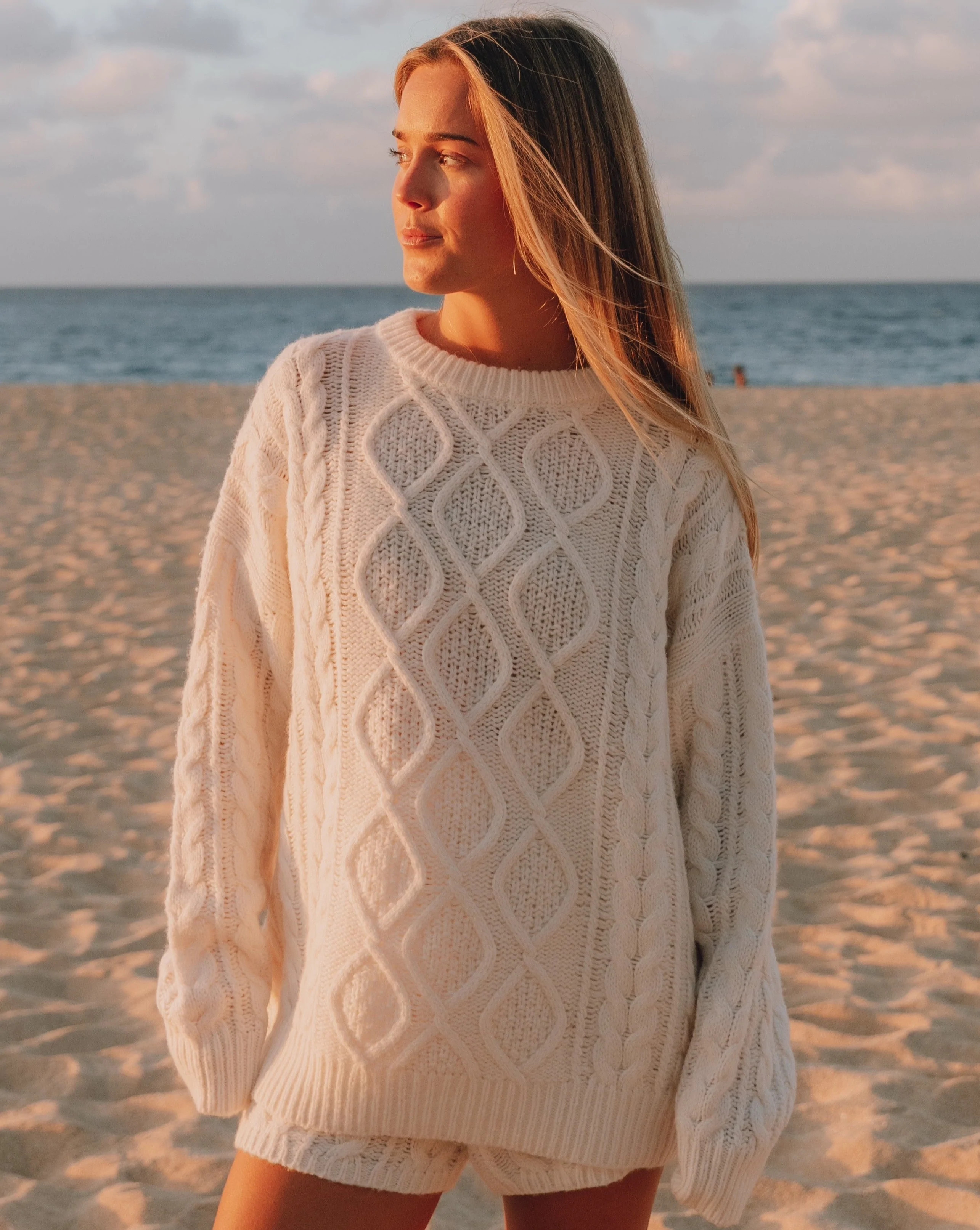 Oversized Knit Sweater | Daily Drills