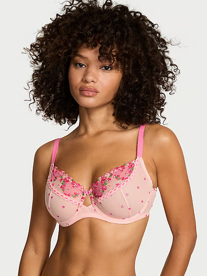 Dream Angels The Fabulous By Hearts & Roses Embroidery Unlined Full-Cup Bra, Print, 40G - Women's Bras - Victoria's Secret | Victoria's Secret (US / CA )