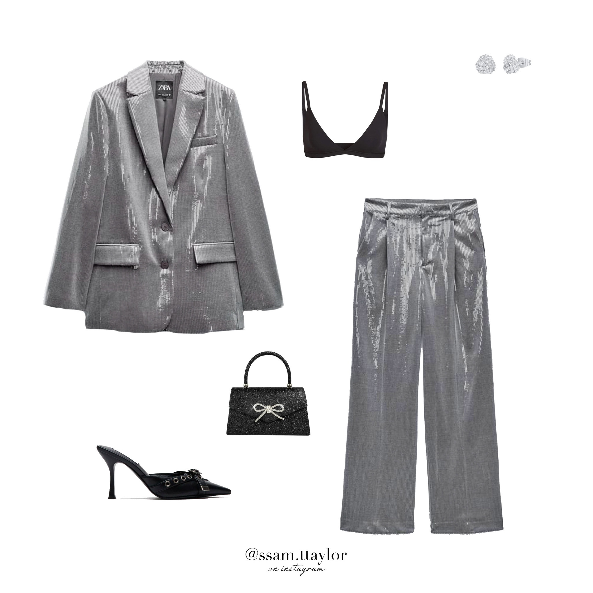 NYE outfit / BLAZER SET IS FROM ZARA. I can’t link it on, like to know it. Sadly 

#LTKVideo #LTKGiftGuide