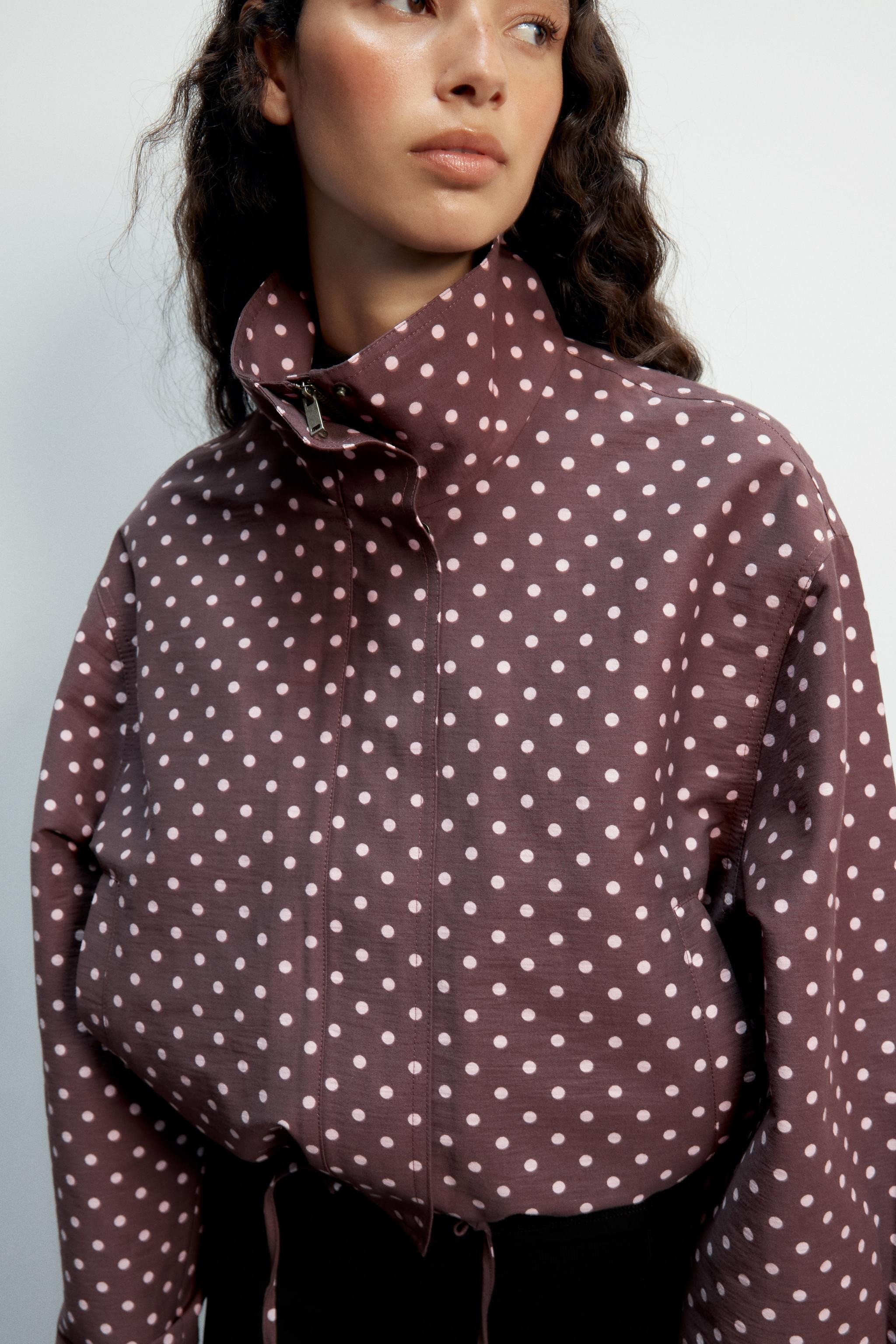POLKA DOT JACKET | Zara AU