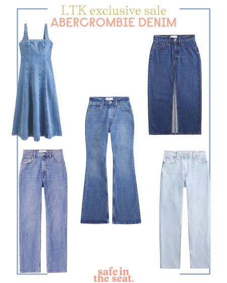 On sale! Abercrombie denim styles use code AFLTK 20% off site wide

Jeans | mom jeans | jean skirt | denim skirt 

#LTKstyletip #LTKfindsunder100 #LTKSpringSale