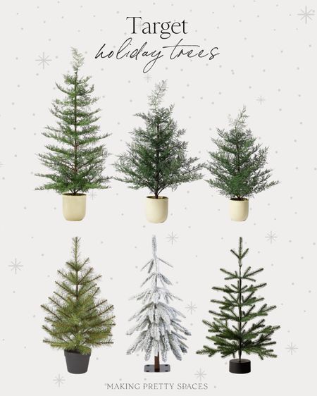 Shop these faux holiday trees all from Target!
Holiday, trees, faux Christmas trees, mini trees, under $100

#LTKhome #LTKHoliday #LTKstyletip