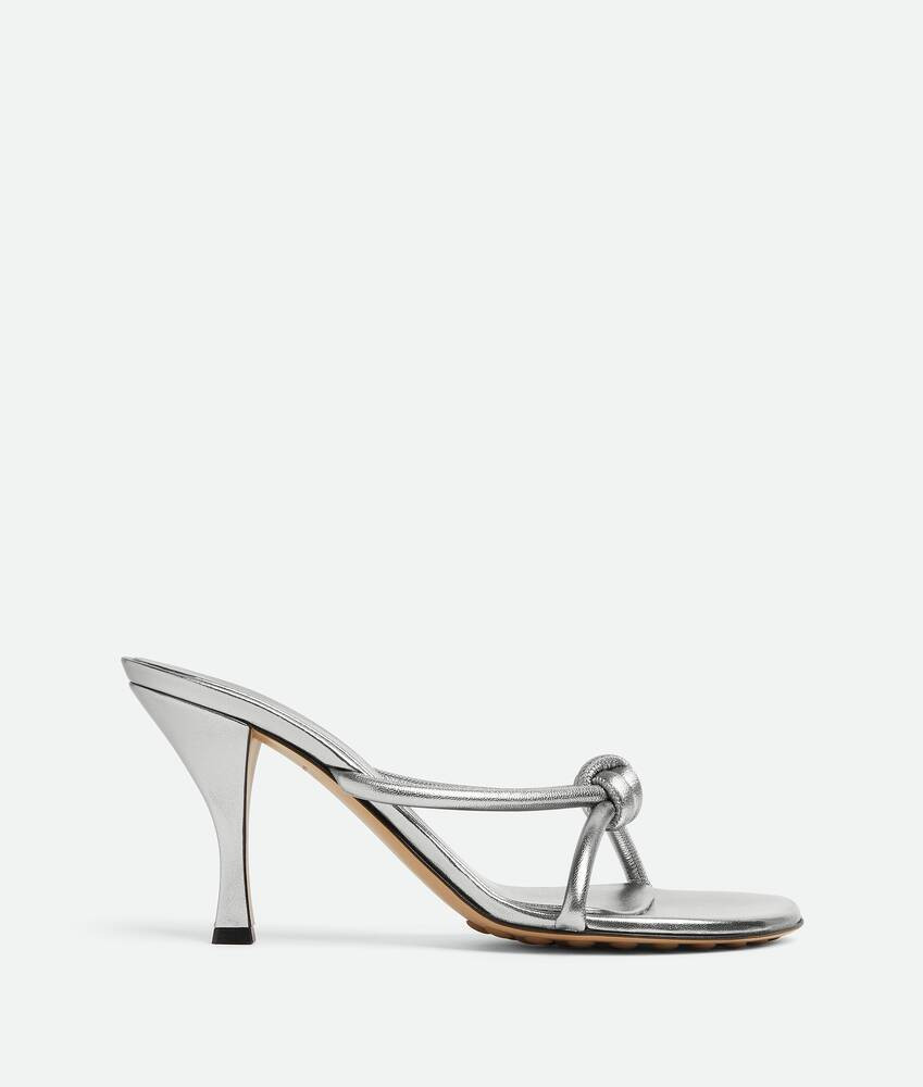 Bottega Veneta® Women's Blink Mule in Silver. Shop online now. | Bottega Veneta