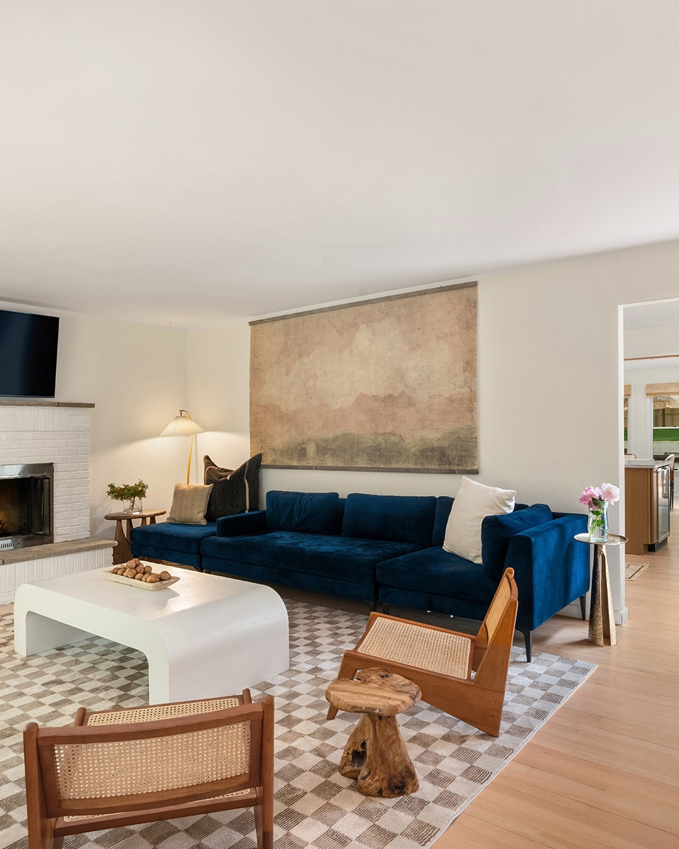I’d call this living room “beachy but make it work year round.” Shop all the finds, from what we saved on (those chairs!) to where we splurged. Plus, the full wall artwork that dresses the whole room. 

#LivingRoom #ModernLivingRoom #VelvetSofa #InteriorDesign #CozyLivingRoom

#LTKHome