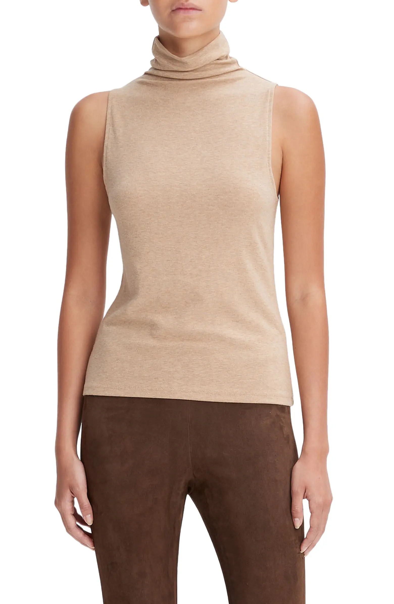 Sleeveless Turtleneck Knit Top | Nordstrom