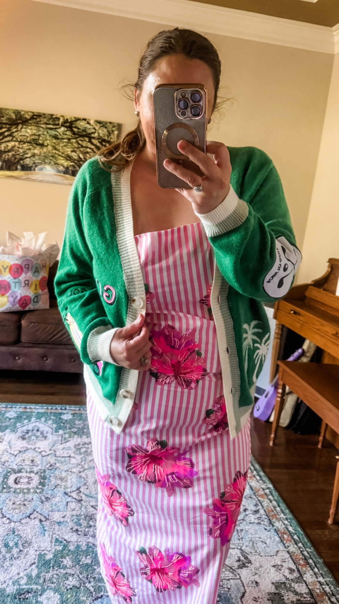 Happy Masters Week everyone… Headed to see the Azaleas 🌺 in GA ! 

#themasters @queenofsparkles #golf #parteetime #partee #pga #augustanational #augusta 
#sundayatthemasters 

#LTKStyleTip #LTKSeasonal