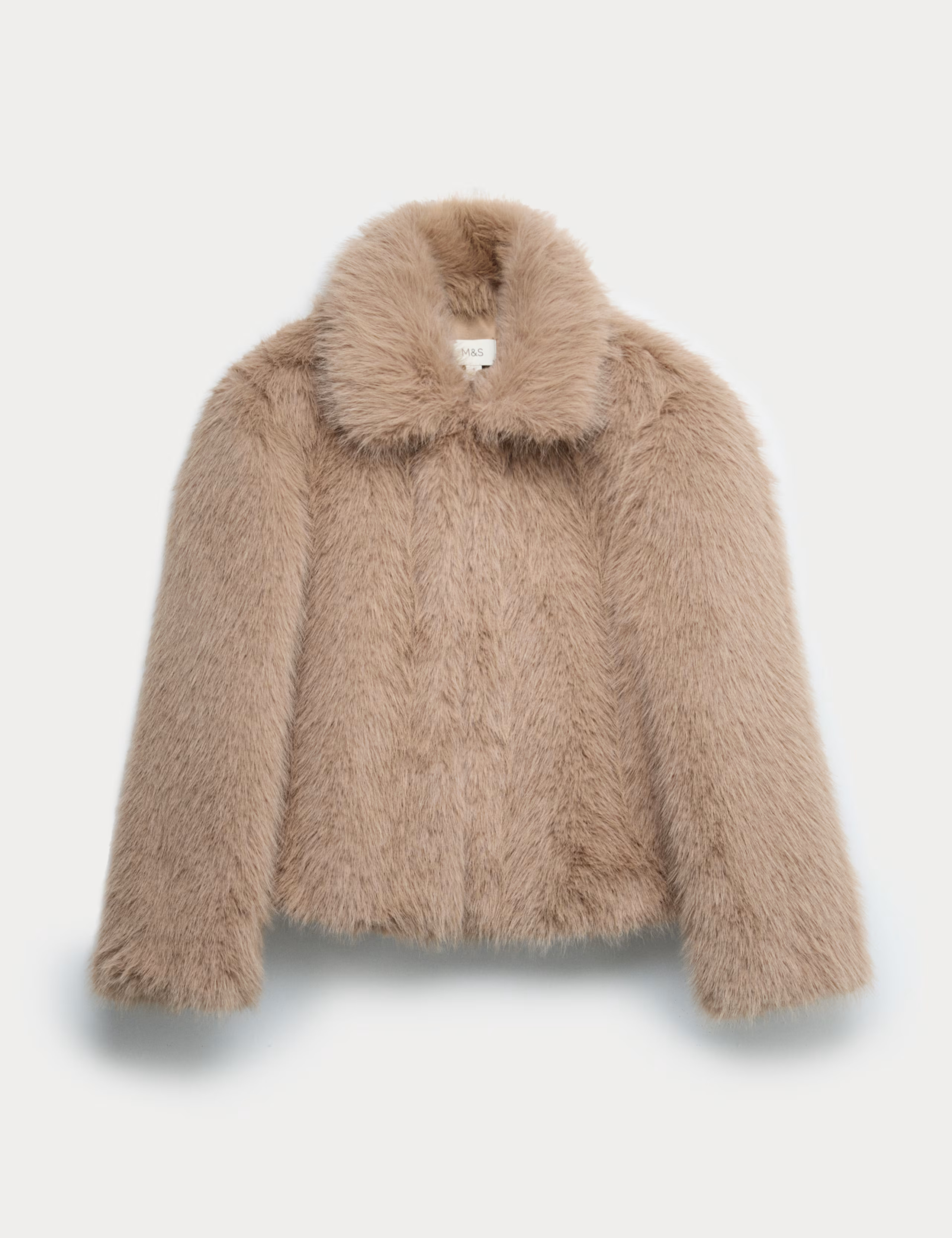 Faux Fur Collared Short Jacket | Marks & Spencer (UK)