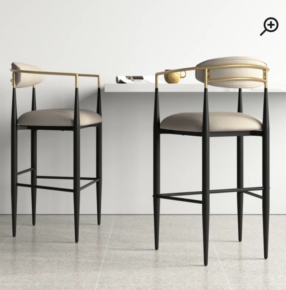 Yo, I’m in love with these barstools. I have them in blue upstairs and I would definitely give them in this color for downstairs, but we already have some barstools. If you are looking for something new get these they are great quality and are absolutely beautiful. 