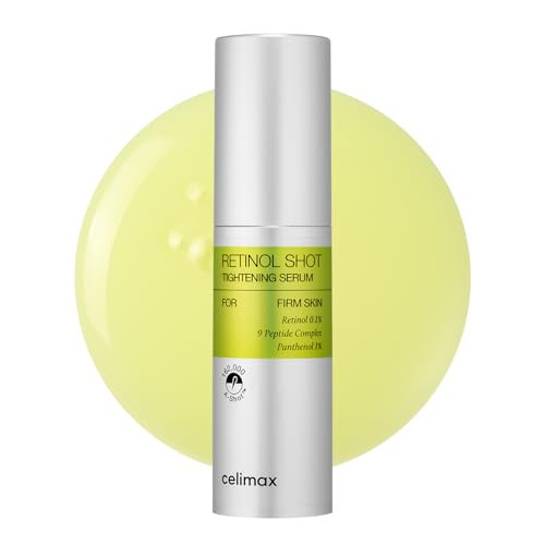 celimax The Vita A Retinol Shot Tightening Serum | with Pure Vitamin A Retinol, Peptide, Pore Minimizer, Wrinkles & Fine Lines, Firmer Skin, Anti-Aging, Skin Smoothing 30ml, Mothers Day Gift | Amazon (US)