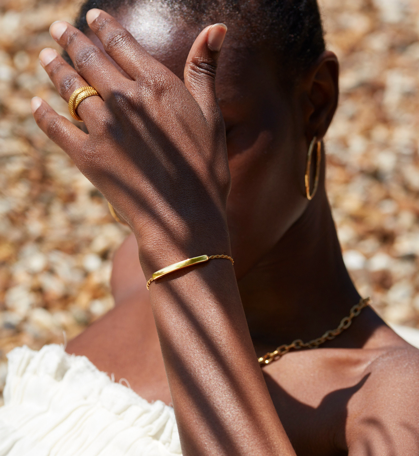Heirloom Woven Cross Ring | Monica Vinader (Global)