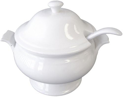 BIA Cordon Bleu Nouveau 3-Piece Soup Tureen Serving Set with Ladle, White | Amazon (US)