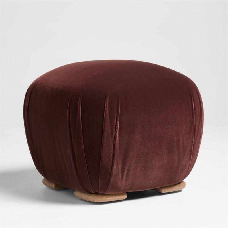 Santa Monica Ottoman by Brigette Romanek | Crate & Barrel