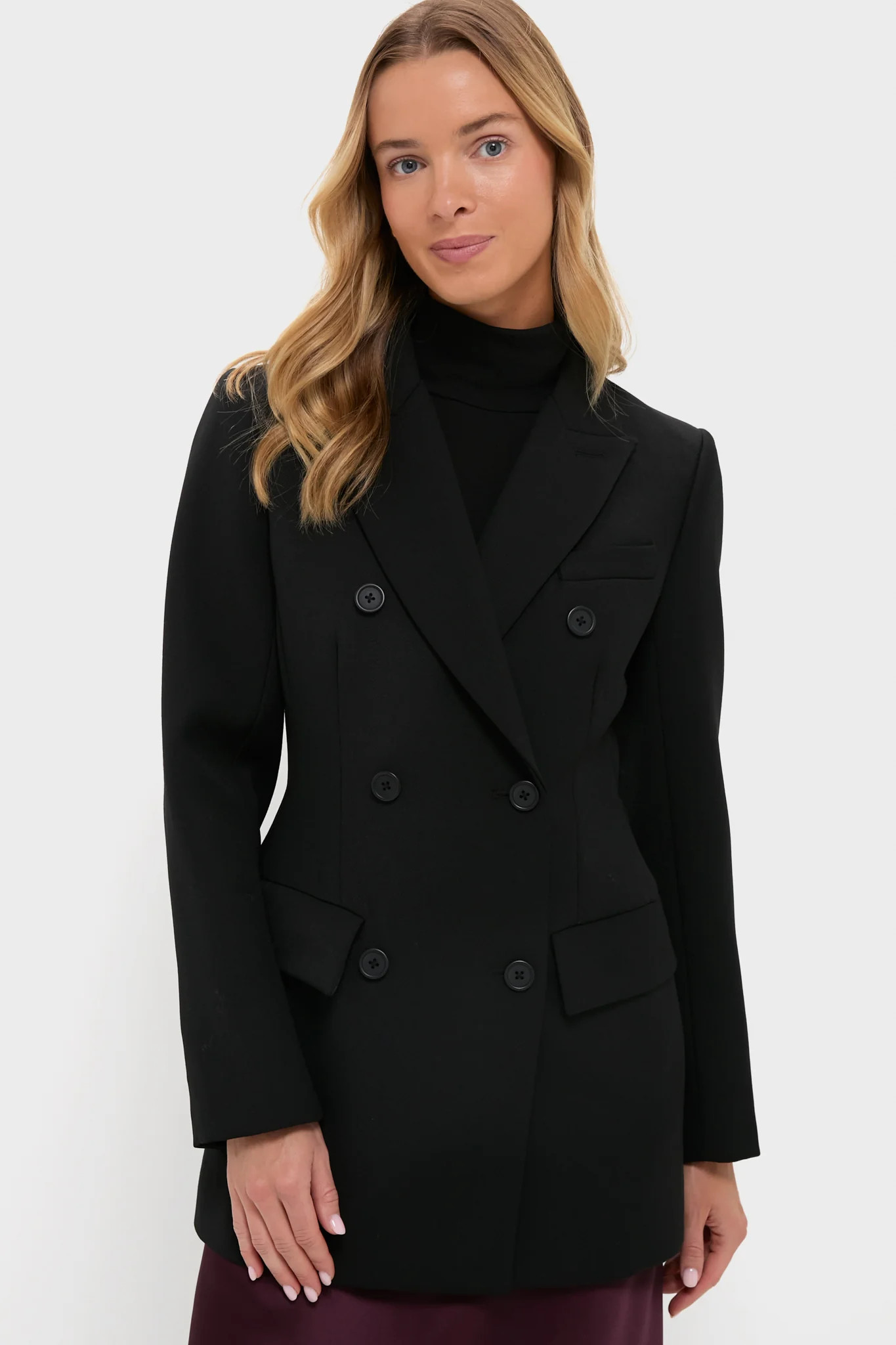 Black Sculpted Olivier Blazer | Tuckernuck (US)