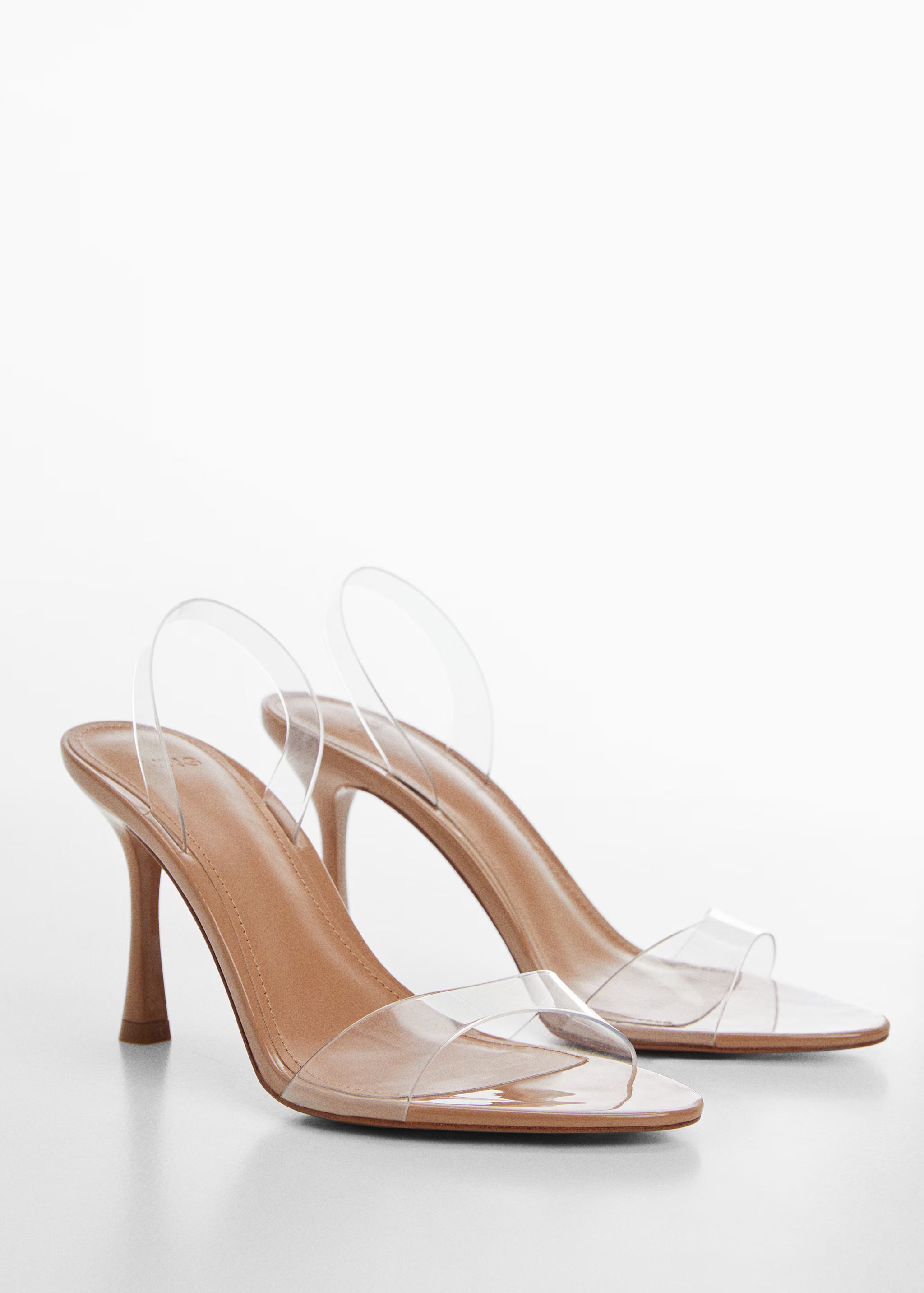 Vinyl high sandals | MANGO (US)