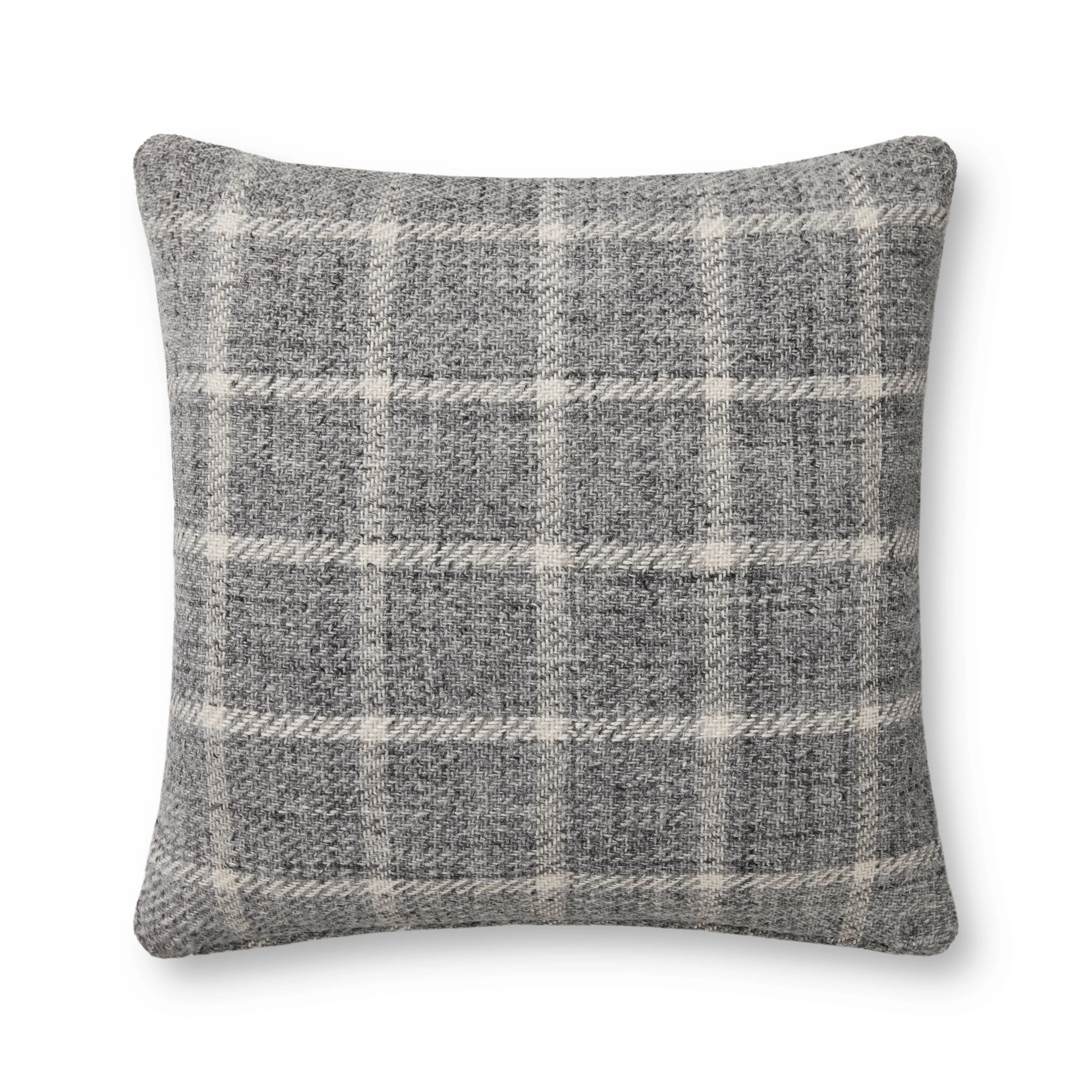 Magnolia Home by Joanna Gaines x Loloi Grey Pillow | Eco Chic Home
