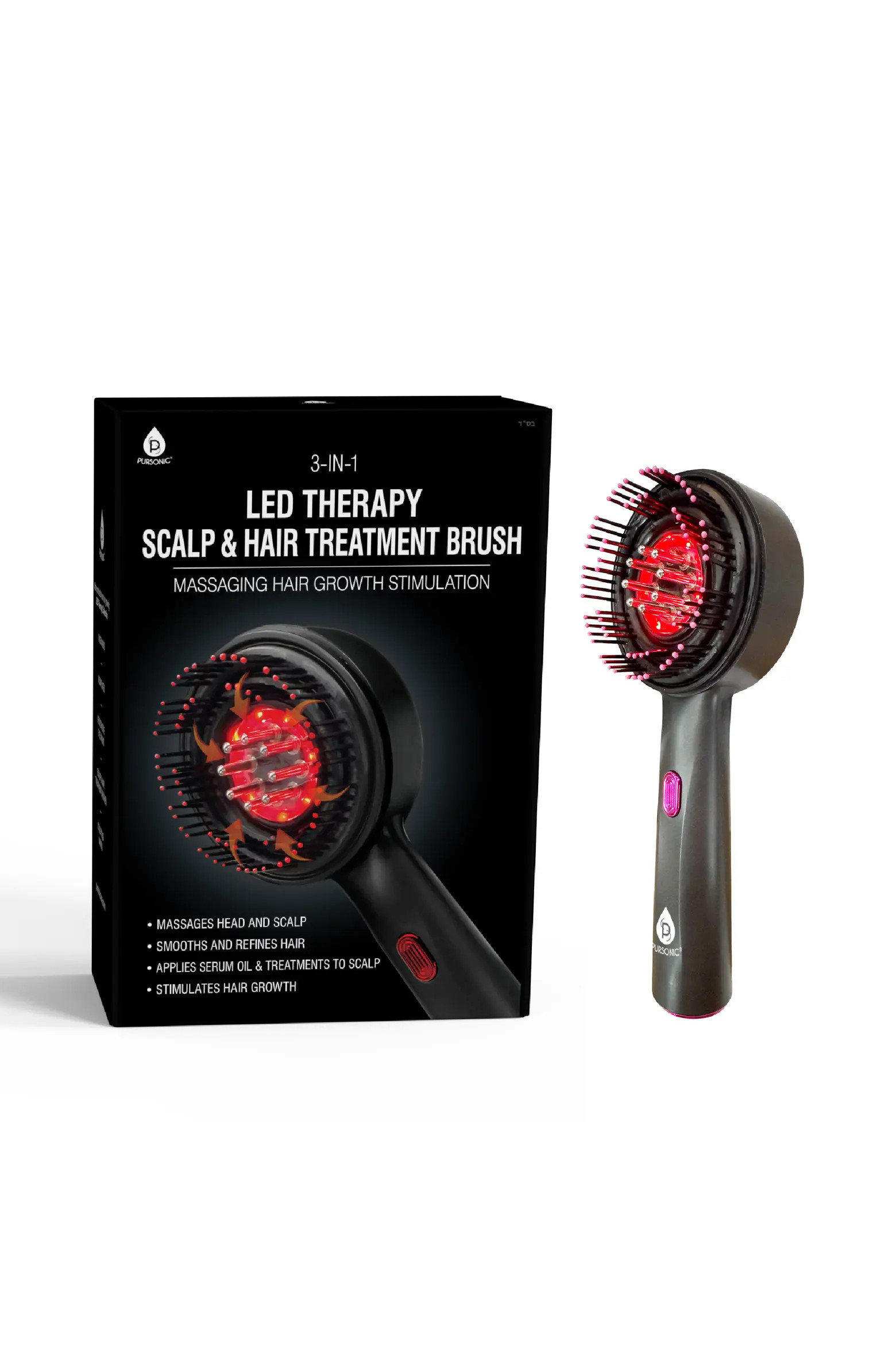 3-in-1 Red Light Scalp & Hair Growth Brush | Nordstrom | Nordstrom