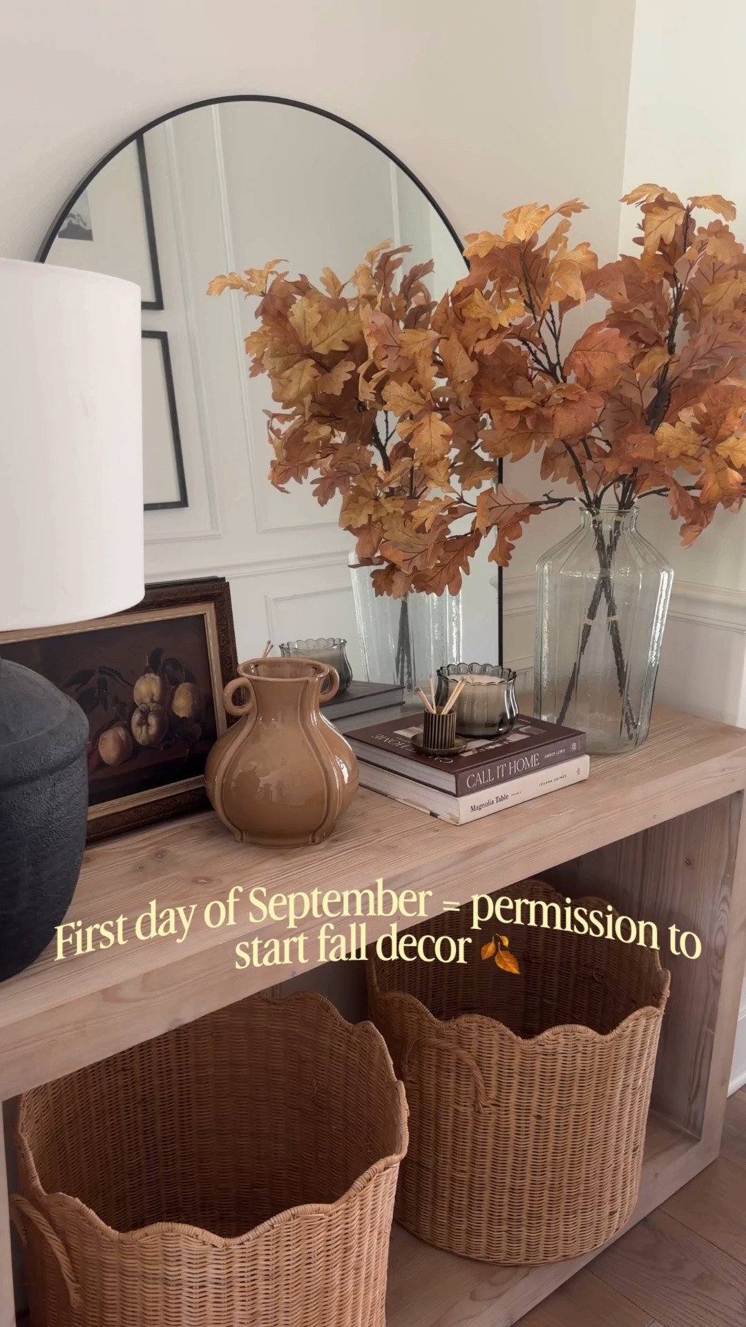 Not that I need permission. 🤣 Happy September, friends! I hope this month treats you to cooler weather, cozy nights, and all the pumpkins and fall colors this season has to offer. 🍂🎃

✨Save this for your fall styling inspo, and follow @lafevreliving for more!


#FallTableStyling #FallDecorInspo #FallHomeDecor #CozyFallHome WelcomeFall SeptemberVibes FallTablescape HomeDecorTips FallRefresh DecorateLikeADesigner AffordableHomeDecor FallAesthetic HomeStylingTips CozyAutumn InteriorInspo
