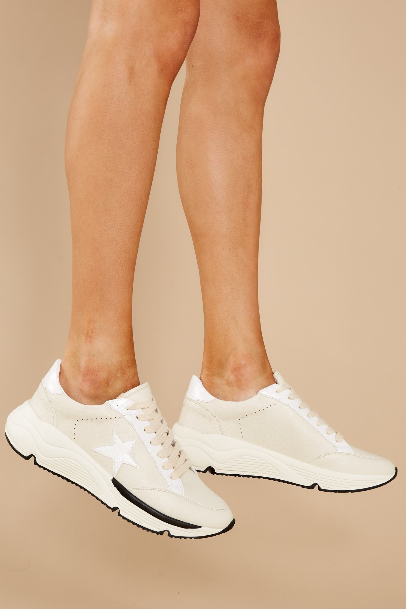 Always Forward Cream Sneakers | Red Dress 