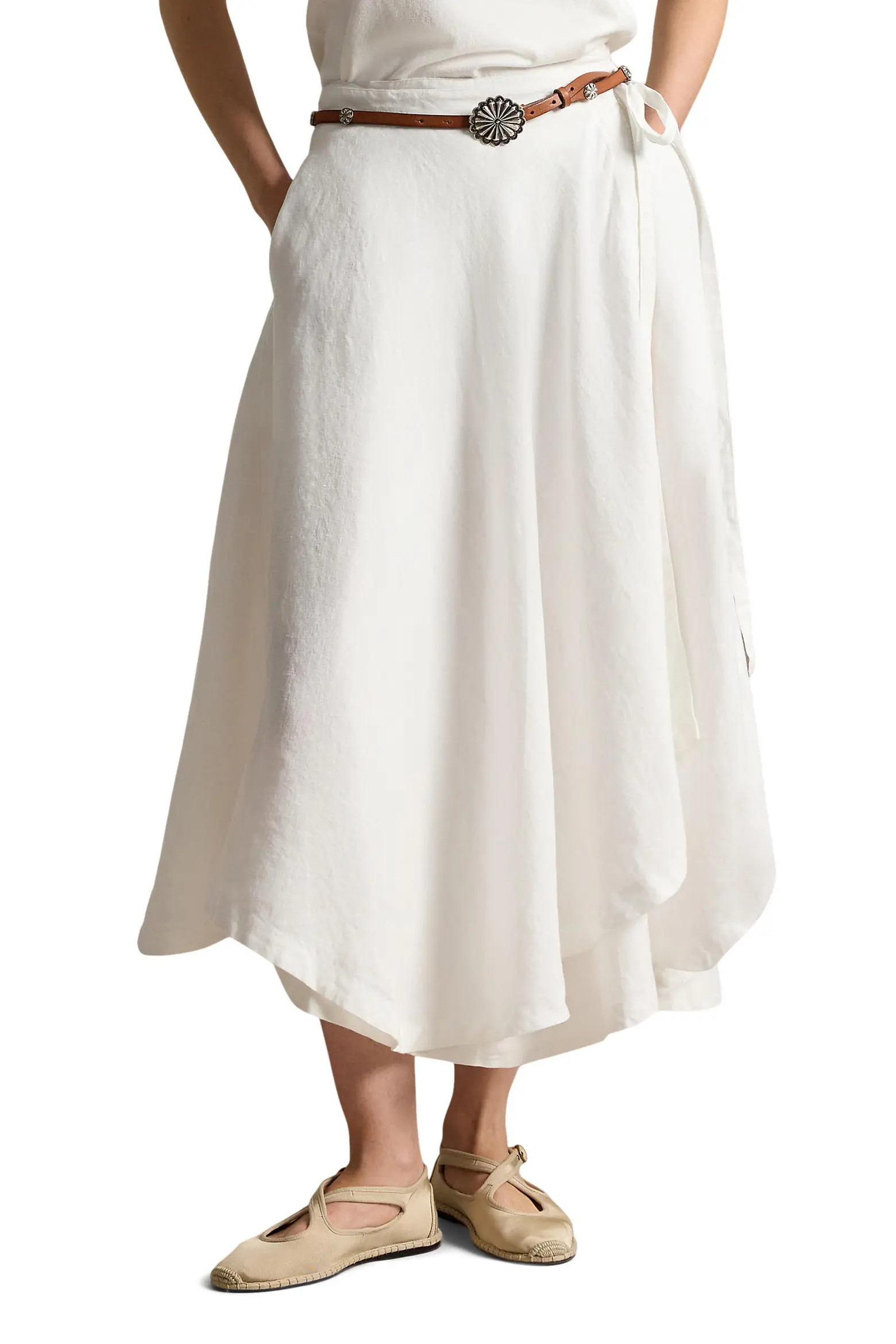 Linen Wrap Skirt (Women) | Nordstrom | Nordstrom