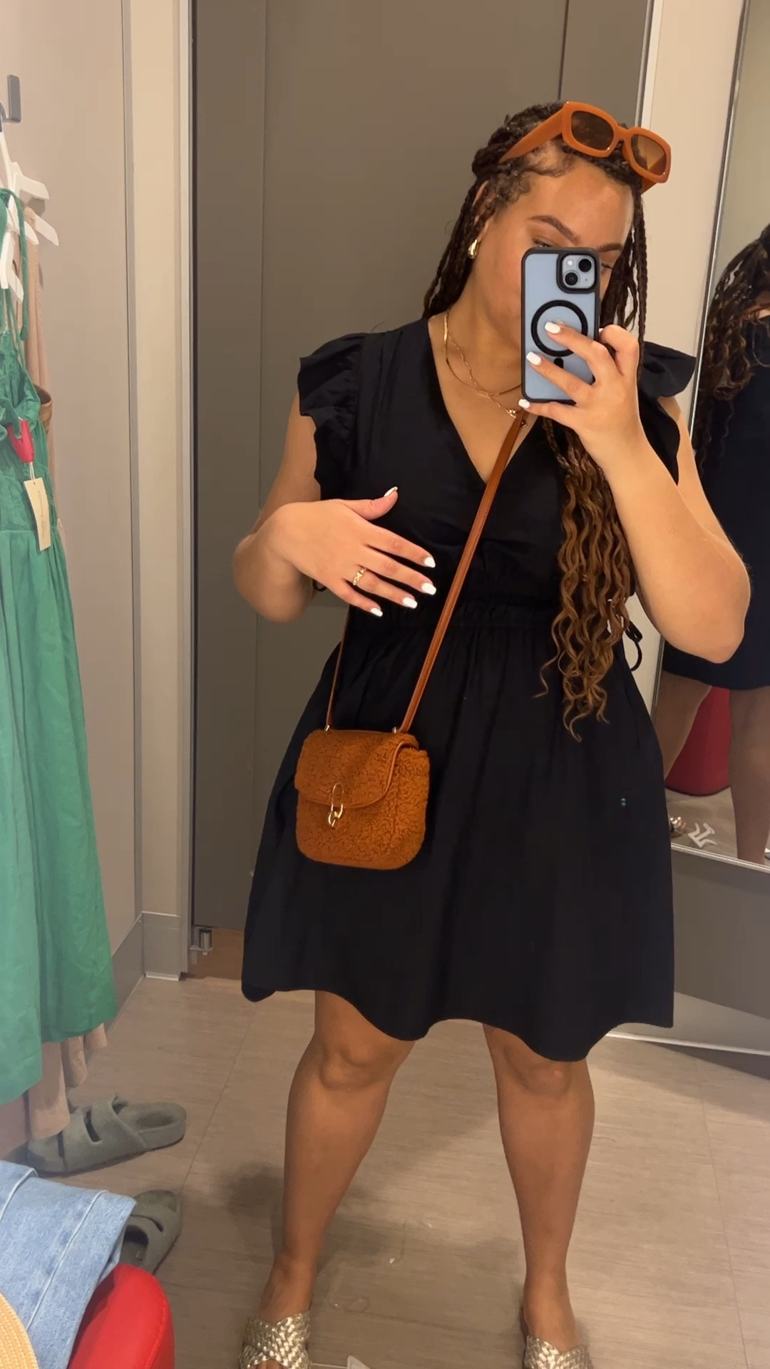 The perfect classy, flowy little black dress for Spring 🌼 

#LTKsalealert #LTKunder50 #LTKcurves