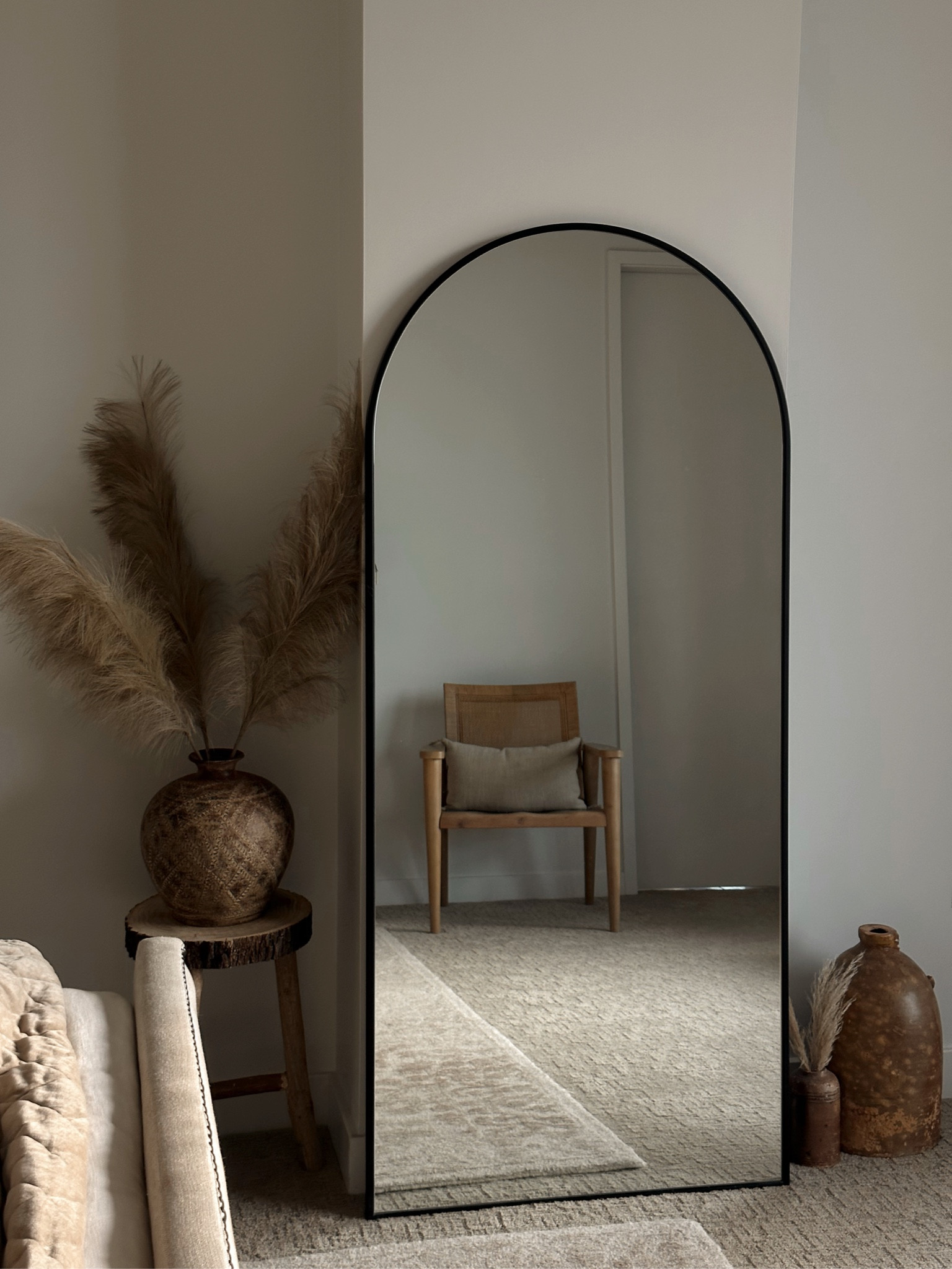 Bedroom decor with neutrals — accent chair and decor pillow from Target 

Spring interior design style and furniture 

#LTKSeasonal #LTKfamily #LTKhome