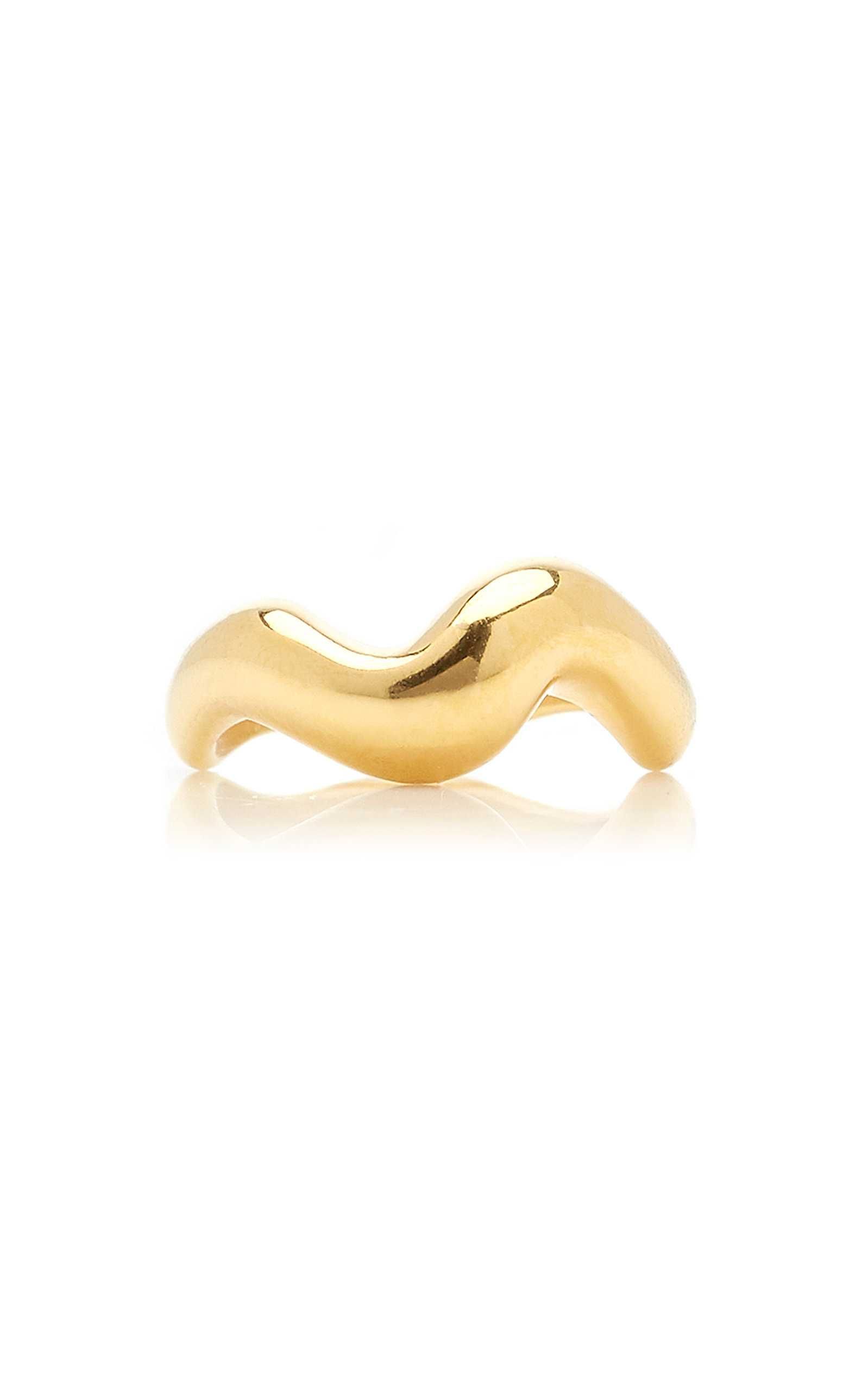 Aurea Polished 18k Gold Vermeil Ring | Moda Operandi (Global)