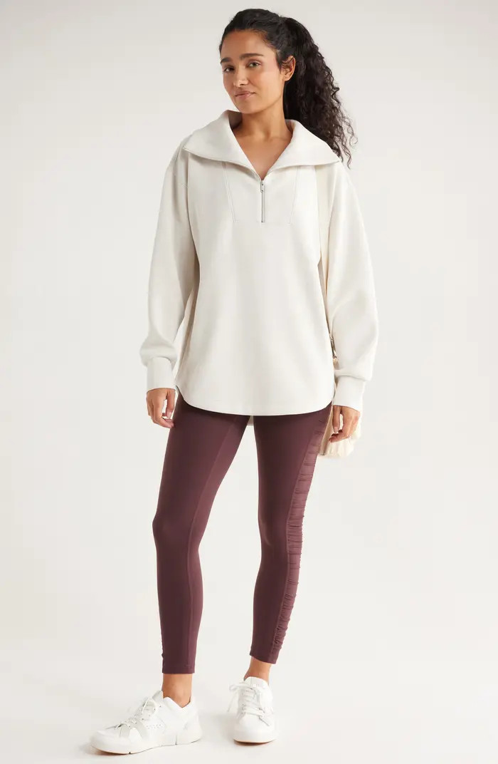 Zella Ultrasoft Half Zip Tunic | Nordstrom | Nordstrom