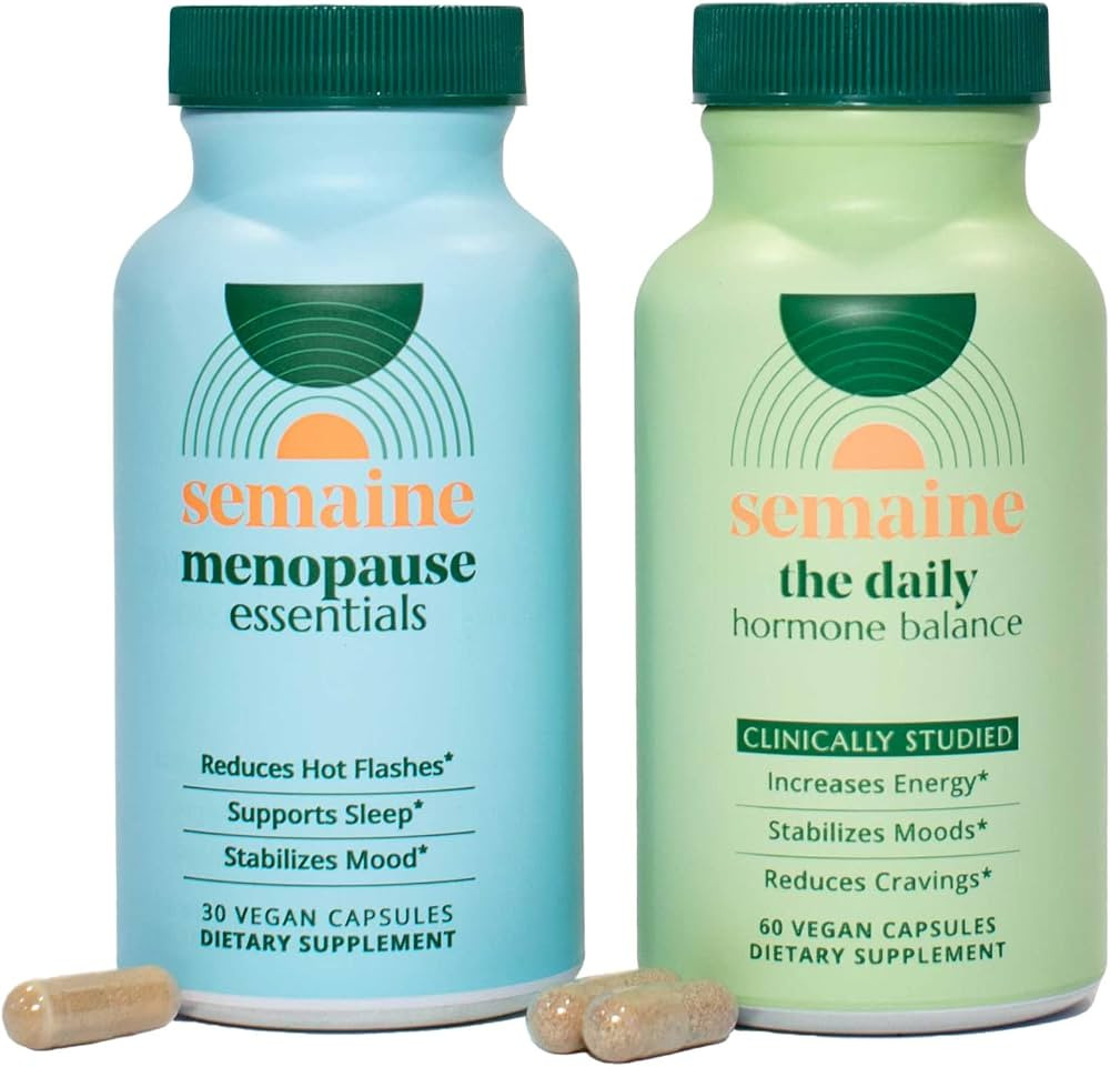 Peri/Menopause Hormone Bundle - Hot Flashes, Night Sweats, Mood Swings, Thinning Hair, Hormone Ba... | Amazon (US)