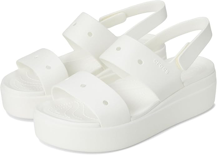 Crocs Women's Brooklyn 4u Low Wedges Sandal | Amazon (US)