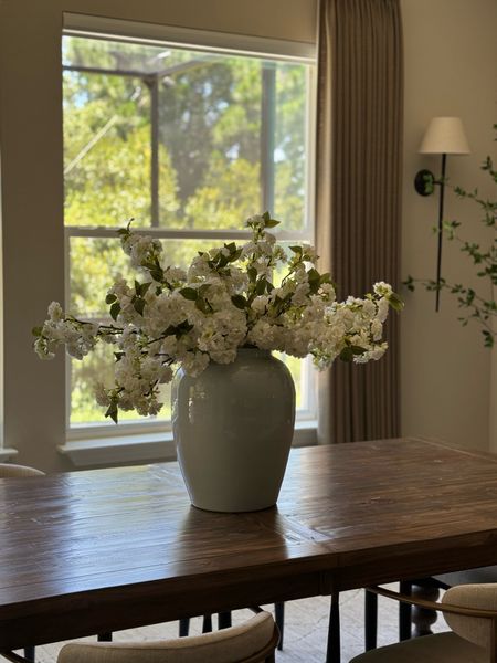Ok these cherry blossom stems! So realistic! I absolutely love cherry blossoms and these are definitely a favorite! 

Alice Lane home, white cherry blossom stems, White vase, white ginger jar 


#LTKHome #LTKFindsUnder50 #LTKFindsUnder100
