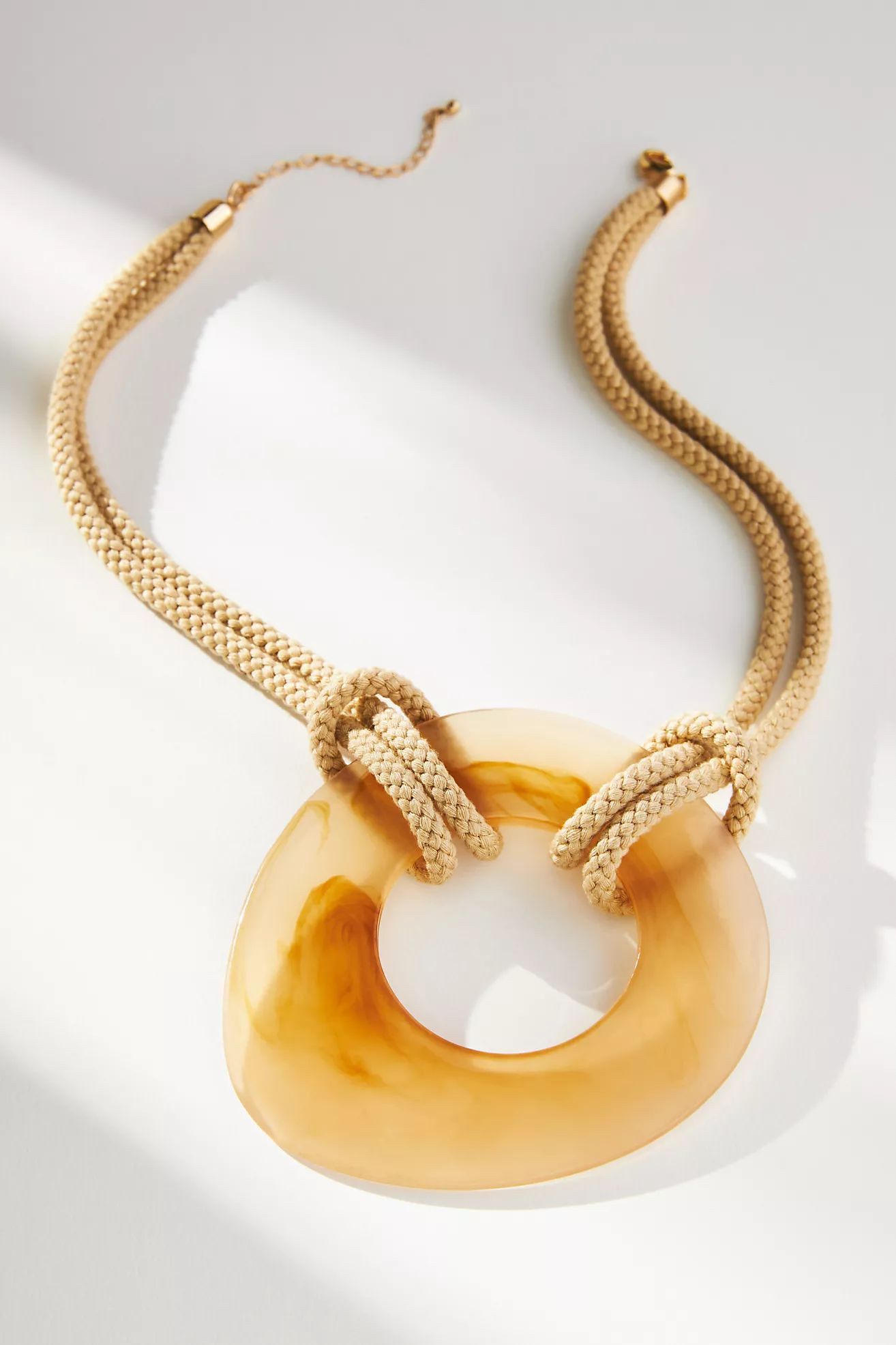 Resin Pendant Cord Necklace | Anthropologie (US)