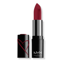 NYX Professional Makeup Shout Loud Satin Lipstick - Everyone Lies (deep wine red) | Ulta
