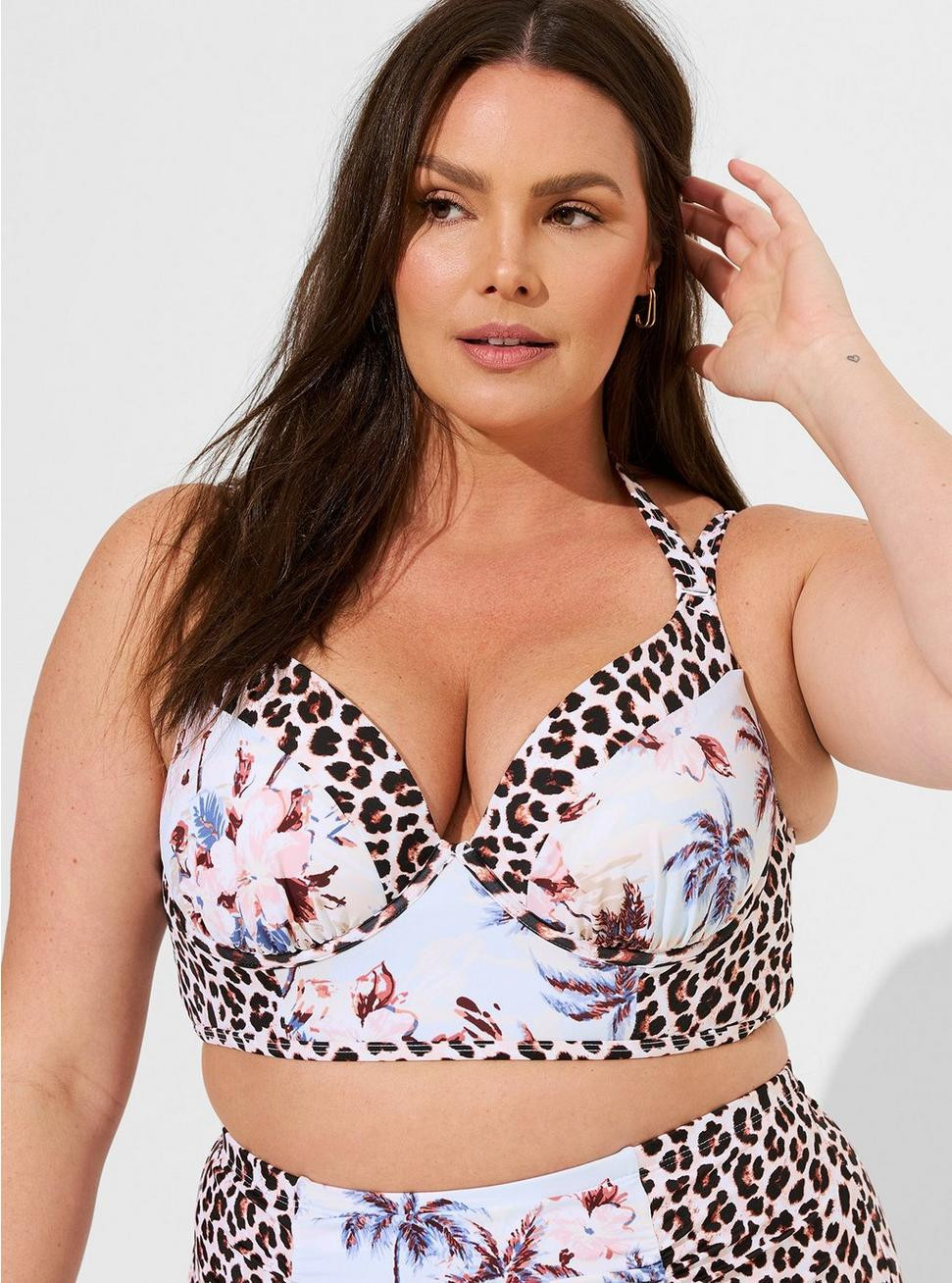 Underwire Halter Plunge Bikini Top | Torrid (US & Canada)