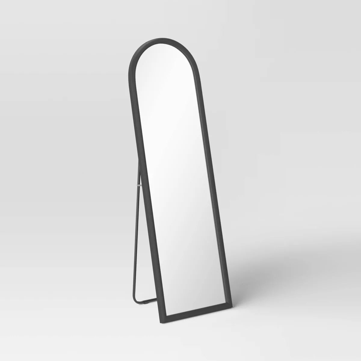 20" x 65" Arch Floor Mirror Black - Threshold™ | Target