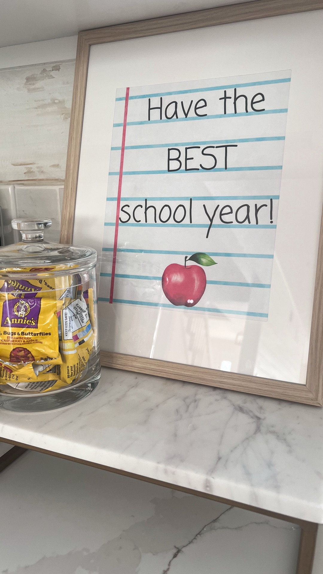 Coffee bar is all set for the first day of school 🍎✏️ I cannot believe another school year is starting! 

#LTKKids #LTKHome #LTKFamily