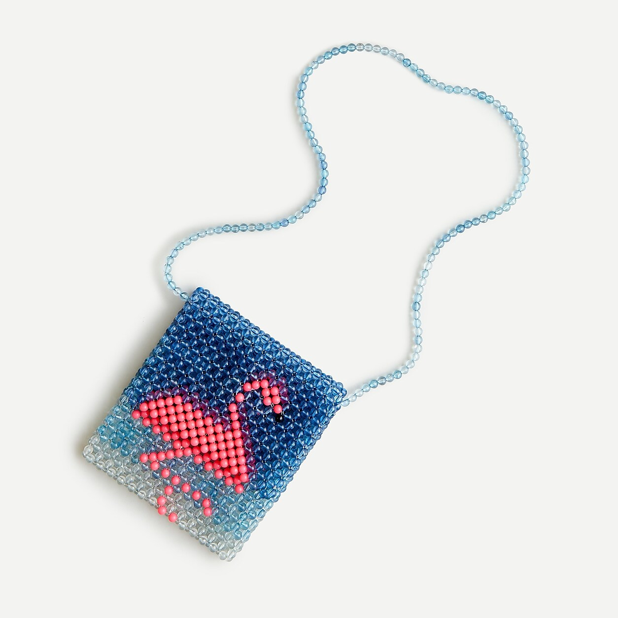 Girls' beaded flamingo crossbody purse | J. Crew US