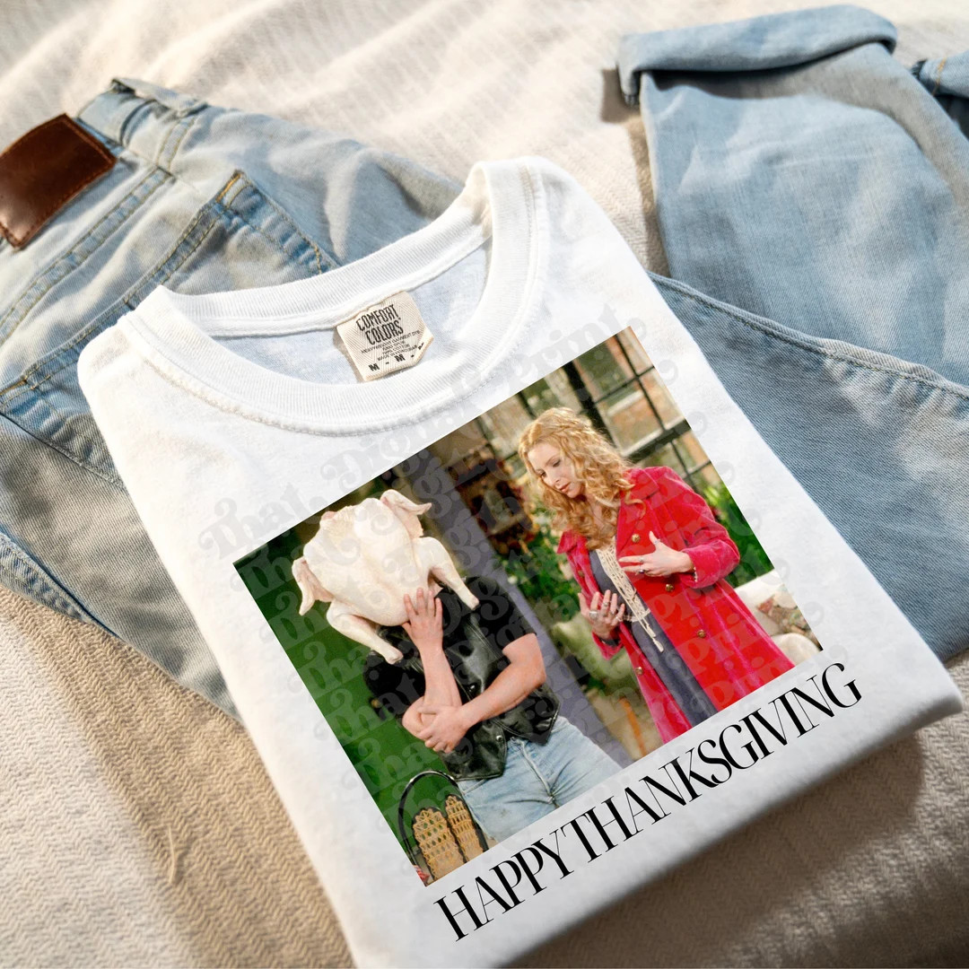 Friends TV Show Thanksgiving Turkey on Head Friends PNG - Etsy | Etsy (US)