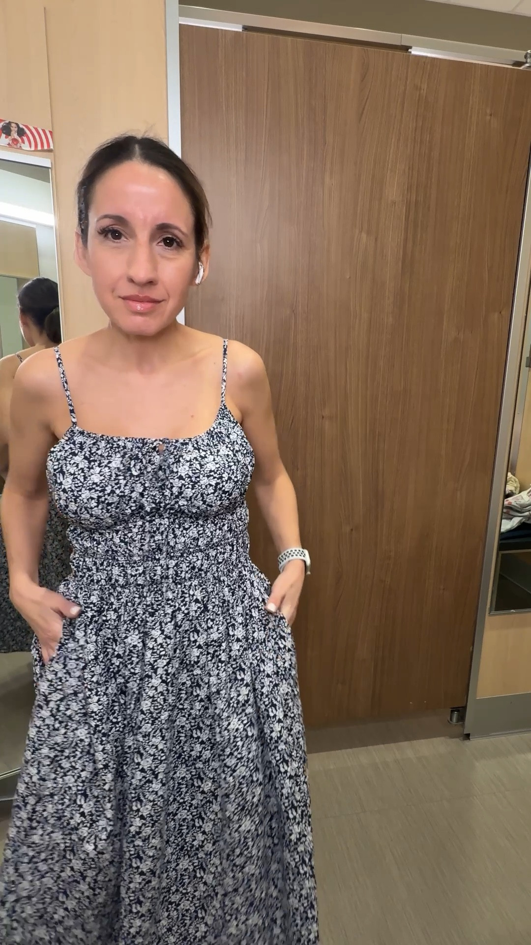 Target dress find. 
I love this floral dress with pockets. It’s so pretty. It runs tts. 
Petite friendly dress 

#LTKPetite #LTKOver40 #LTKSeasonal