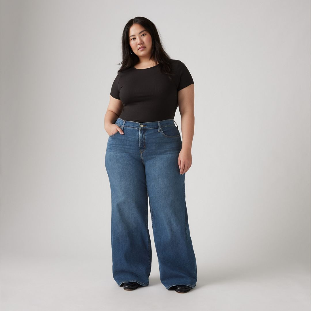 Levi's 318 Shaping Wide Leg Women's Jeans (Plus Size) 18S | Levi's US