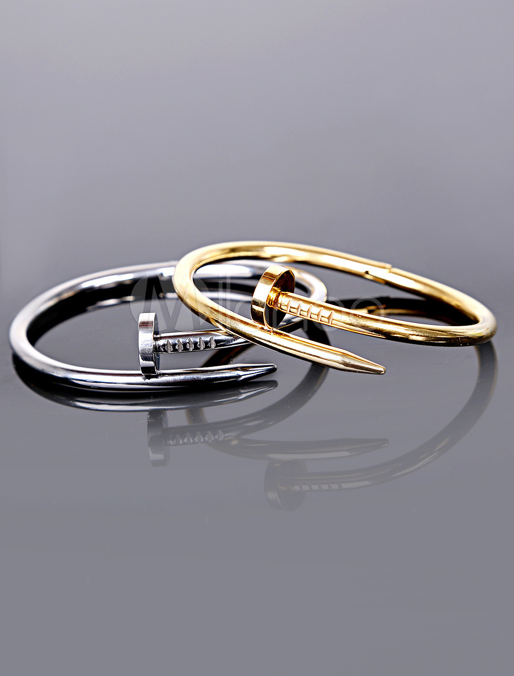 Modern Screw Nail Bracelet | Milanoo