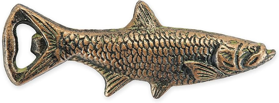 Foster & Rye Cast Iron Fish Bottle Cap Opener, Rustic Beer Bottle Opener for Home Bar, Kitchen, a... | Amazon (US)